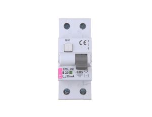Wyłącznik różnicowo-nadprądowy 2P 20A B 0,03A typ AC KZS-2M 002173105