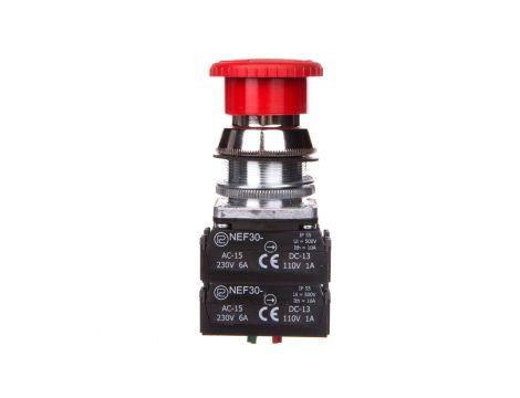 Przycisk bezpieczeństwa 30mm 2Z 2R IP56 przez obrót W0-NEF30-DRP 2X2Y C