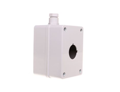 Obudowa kasety 1-otworowa 30mm szara IP67 W0-KASETA KP1A SZARA