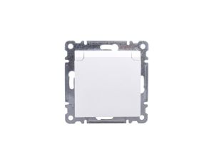 Lumina Gniazdo pojedyncze z/u 16A z klapką IP20 białe WL1120