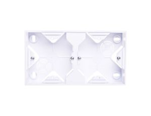 IMPRESJA Puszka natynkowa podwójna biały PNP-2Y/00