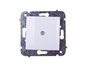 CARLA Zaślepka bez ramki biała 1770-10