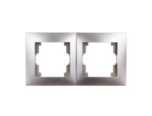 CARLA Ramka podwójna srebrna 1772-06