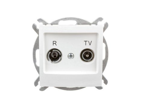 IMPRESJA Gniazdo antenowe RTV końcowe 2,5-3dB ecru GPA-YK/m/27