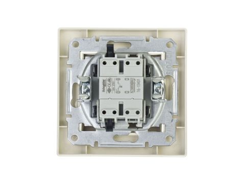 Przycisk Asfora dzwonek kremowy z ramką EPH0800123