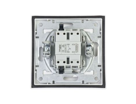 Przycisk Asfora światło IP44 biały z ramką EPH0900221