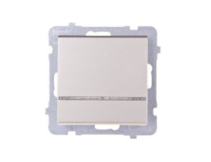 SONATA Łącznik pojedynczy z podświetleniem szampański złoty ŁP-1RS/m/39