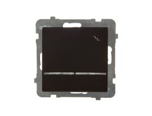 SONATA Łącznik schodowy z podświetleniem czarny mat ŁP-3RS/m/33
