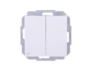 Sentia Łącznik schodowy podwójny 10A biały 1418-10