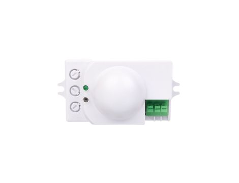 Czujnik ruchu ROLF JQ-L MW 1200W IP20 podtynkowy zasięg do 8m 360 2–2000 lx biały 08820