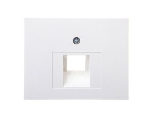 K.1 Element centralny do gniazda UAE RJ11 RJ12 RJ45 kat.3, 5e, 6 45st śnieżnobiały 14077009