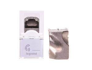 MOSAIC Gniazdo komputerowe pojedyncze RJ45 kat.6 STP białe 076563