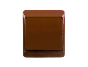 Hermes łącznik przycisk hermetyczny dzwonek 10A IP44 brązowy 0337-06