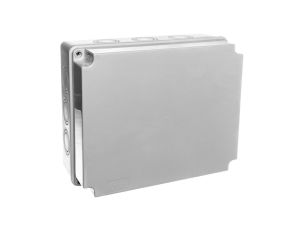 Puszka n/t hermetyczna pusta z osłabieniami 248x198x116 IP65 szara PH-4B.2 28.45