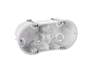Puszka podtynkowa podwójna 60mm regips biała PKw-2 13.70 /5szt./