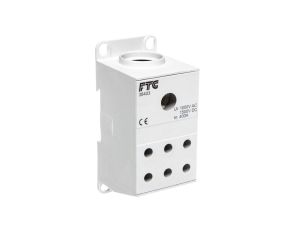 Blok rozdzielczy CU o 1 potencjale, 175 A, wejścia: 1 x 95 - 240 mm2 (drut), lub 1 x 70 - 185 mm2 (linka), wyjścia: 6 x 10 -50