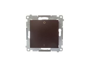 Simon 54 Łącznik dwubiegunowy brąz mat DW2A.01/46