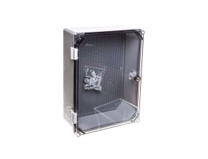 Obudowa 400x300x166mm IP65 z płytą montażową transparentna UNIbox Uni-1/T 43.11