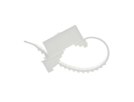 Uchwyt paskowy 9x60mm biały UP 22 12.1 /100szt./