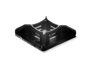 Podstawka montażowa do opasek zaciskowych czarna PMS-25-25-UV-100 /100szt./ 25.252