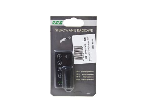 Pilot czteroprzyciskowy 12V A23 868MHz 30m czarny RS-P4
