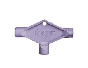 Klucz uniwersalny plastikowy do wkładek: trójkąt/czworobok/dwupiórkowy (czworokąt 8x8mm) FL99Z