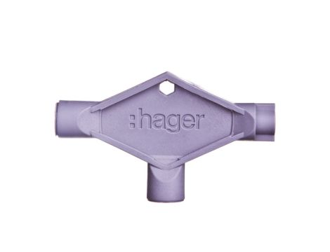 Klucz uniwersalny plastikowy do wkładek: trójkąt/czworobok/dwupiórkowy (czworokąt 8x8mm) FL99Z