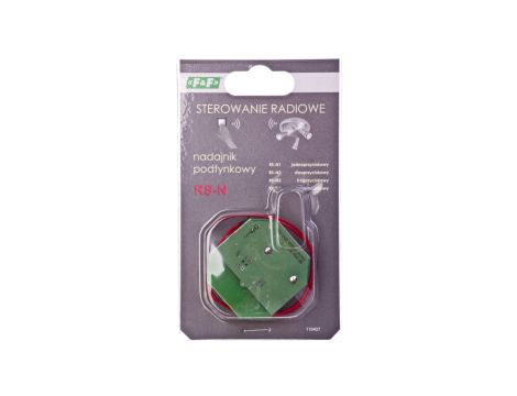 Nadajnik sterowania radiowego jednoprzyciskowy 3V CR2032 868MHz fi52 RS-N1
