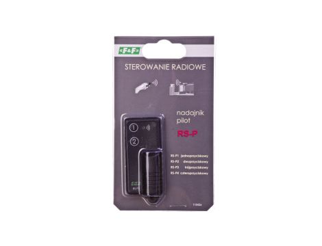 Pilot dwuprzyciskowy 12V A23 868MHz 30m czarny RS-P2