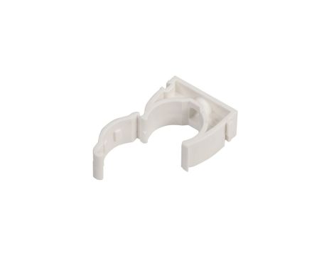 Uchwyt zamknięty do rur 22mm biały UZE-22 /100szt./