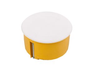 Puszka podtynkowa 70mm regips żółta z pokrywą PO-70F 0204-0N /40szt/
