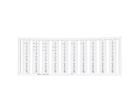 Ramka z oznacznikami 10x 1-10 209-602 /5szt./