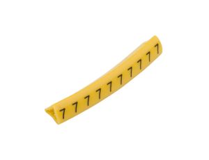 Oznacznik przewodów OZ-2/7 żółty E04ZP-01020400800 /100szt./