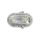 Oprawa kanałowa OVAL 1x60W E27 IIkl. 230V IP44 z siatką z tworzywa, popielata 102011/EU