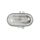 Oprawa kanałowa OVAL 1x100W E27 IIkl. 230V IP44 z siatka metal. wzmocnioną, kl. pryzmatyczny 100178