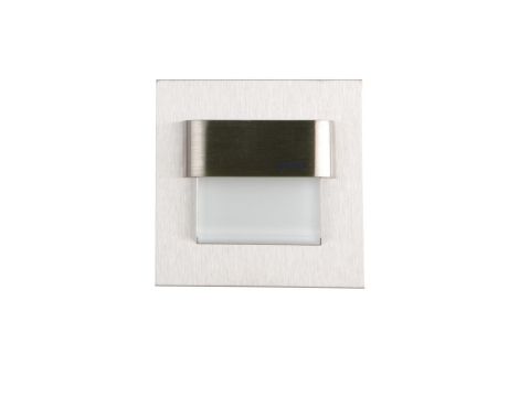 Oprawa przyschodowa TANGO LED Light 10 V DC 0,8 W IP 20 6500 K szlif Inox