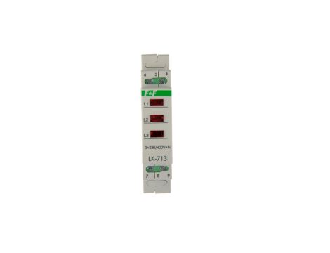 Lampka modułowa 3-fazowa czerwona 3x230V+N AC LK-713R