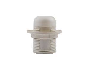 Oprawka E27 izolacyjna z gwintem zewnętrznym biała OTE27-01/0/T