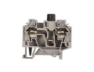 Złączka bezpiecznikowa 6mm2 szary 10A G 5x 20mm DIN 35mm 282-122