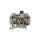 Złączka bezpiecznikowa 6mm2 szary 10A G 5x 20mm DIN 35mm 282-122