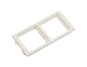 Simon Connect Ramka CIMA podwójna 2xK45 pionowa czysta biel S62/9