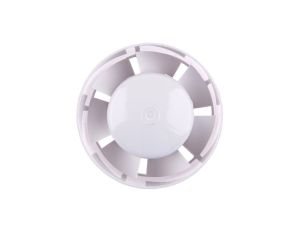 Wentylator kanałowy fi 100 230V 14W 106m3/h 37dB biały z kołnierzem EURO 100VKO