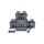 Złączka szynowa 2-piętrowa 4mm2 szara EURO 43550