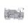 Złączka szynowa 2-przewodowa 2,5mm2 szara 280-901