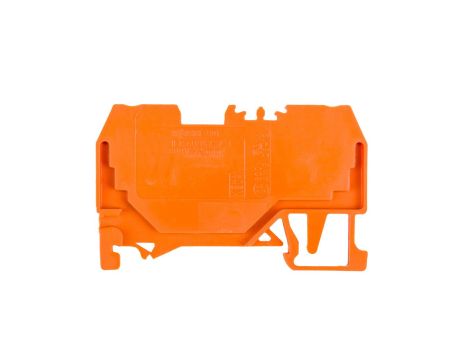 Złączka szynowa 2-przewodowa 2,5mm2 pomarańczowa 280-902