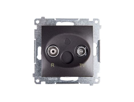 Simon 54 Gniazdo antenowe RD/TV końcowe antracyt DAZ.01/48