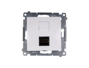 Simon 54 Gniazdo HDMI białe DGHDMI.01/11