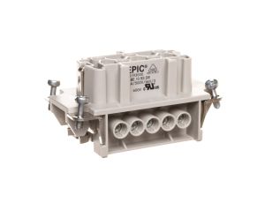 Wkład złącza 10P+PE żeński 16A 500V EPIC H-BE 10 BS 10193000