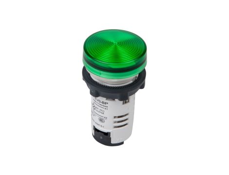Lampka sygnalizacyjna 22mm zielona 24V AC/DC LED XB7EV03BP