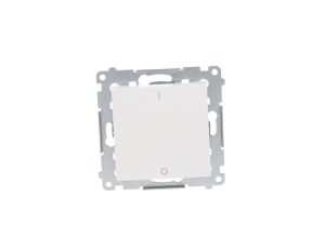 Simon 54 Łącznik dwubiegunowy, szybkozłącza, biały DW2.01/11